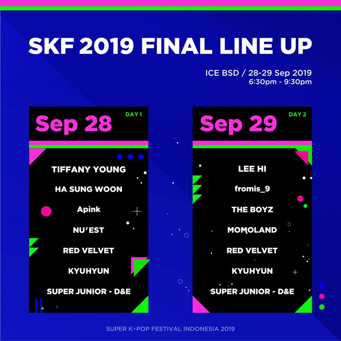 SKFI LINEUP