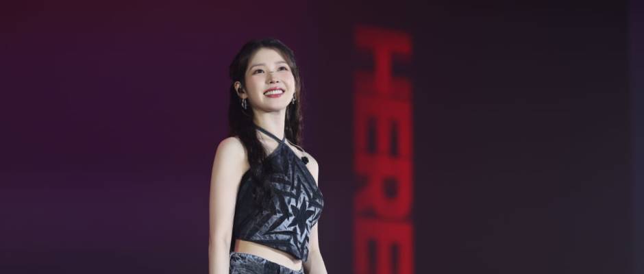 Korean multitalented female soloist IU on her world tour 2024 IU HEREH WORLD TOUR CONCERT IN BANGKOK
