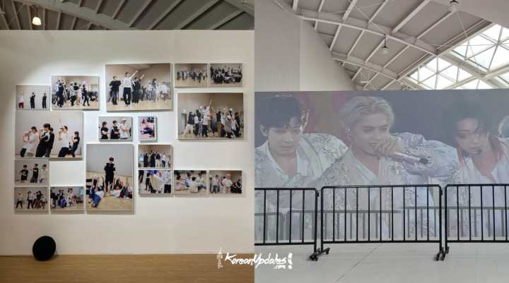 A gallery of practice studio room and concert section at the SEVENTEEN EXHIBITION 'FOLLOW FELLOW' in Jakarta