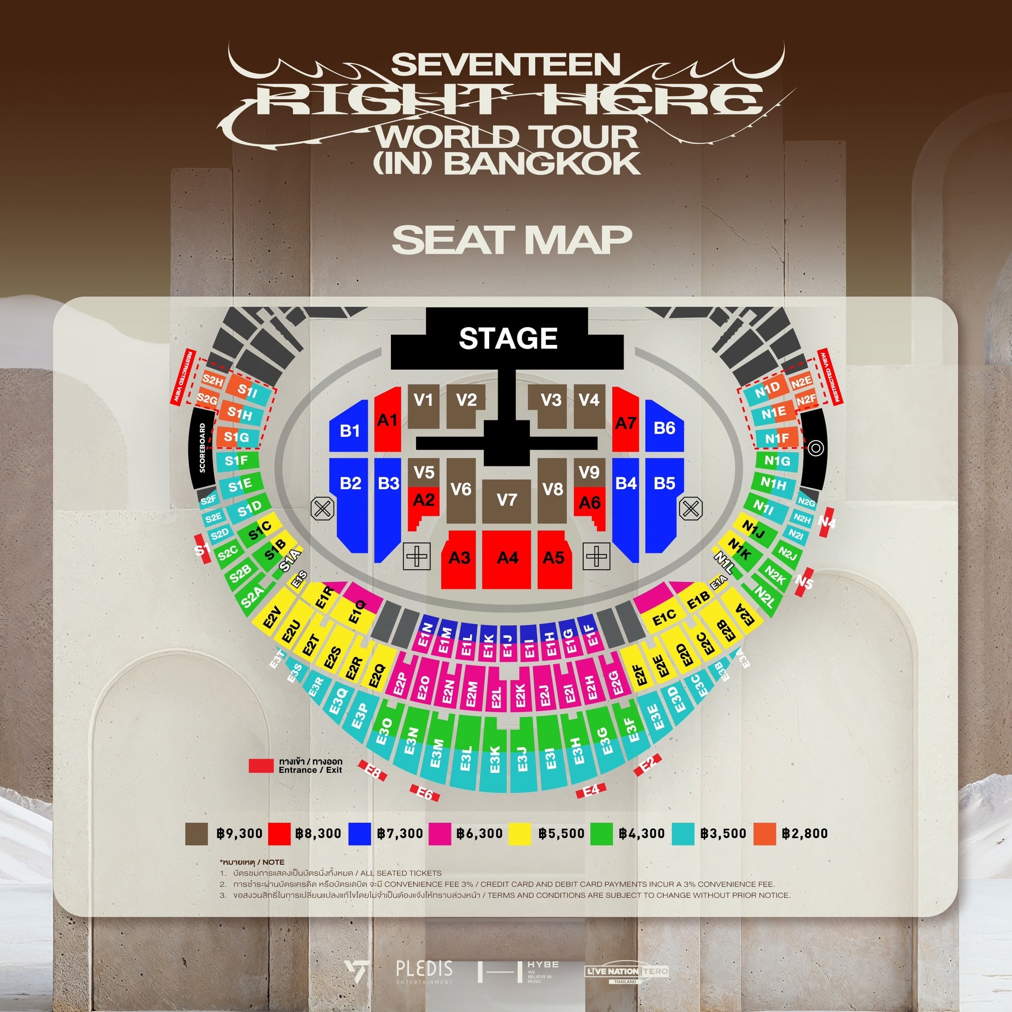 GLOBAL K-POP ICONS SEVENTEEN RETURN TO BANGKOK ON THEIR NEW [RIGHT